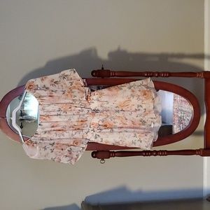 NWOT Floral Jumpsuit Shorts